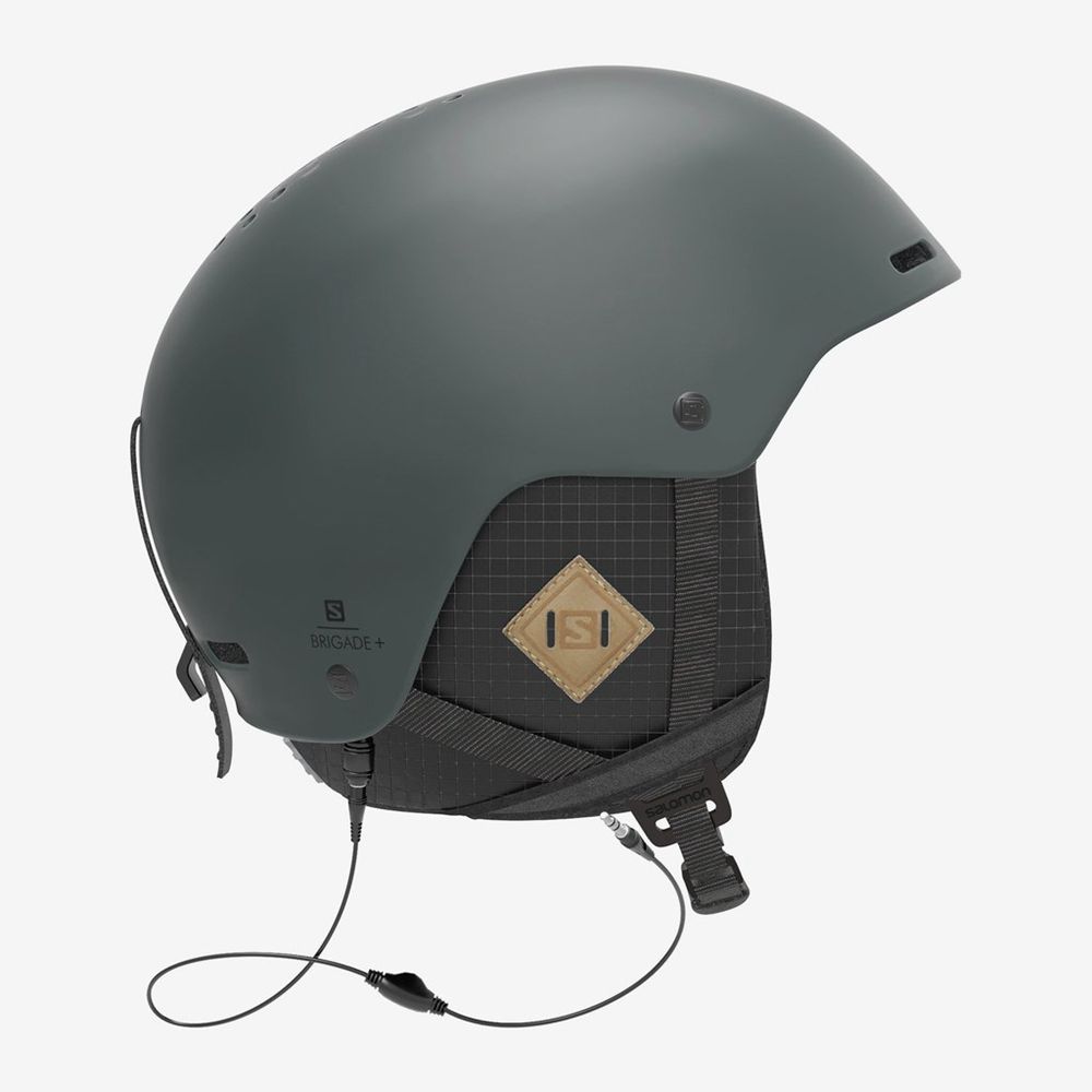 Salomon Israel BRIGADE+ AUDIO - Mens Helmets - Black (LBCU-49768)